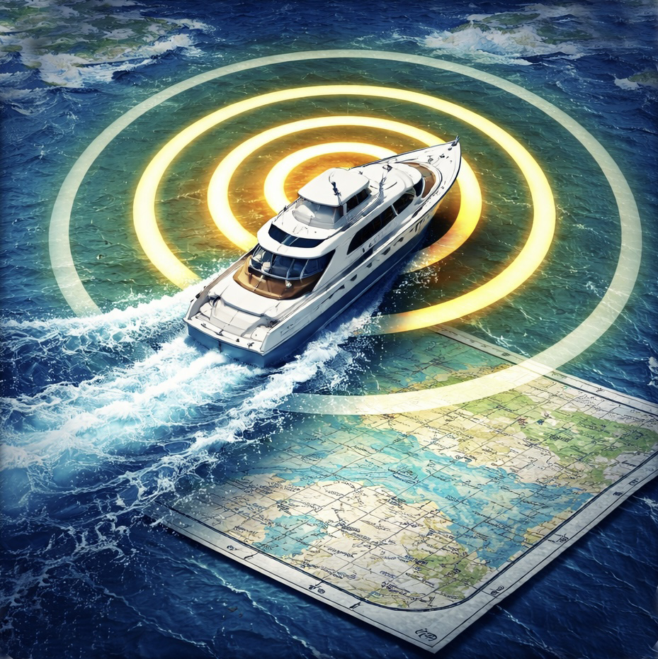 MarineRadioMap Explore screen